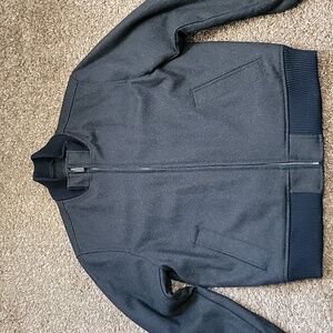 Dockers M Wool Blend Black Gray Jacket Coat